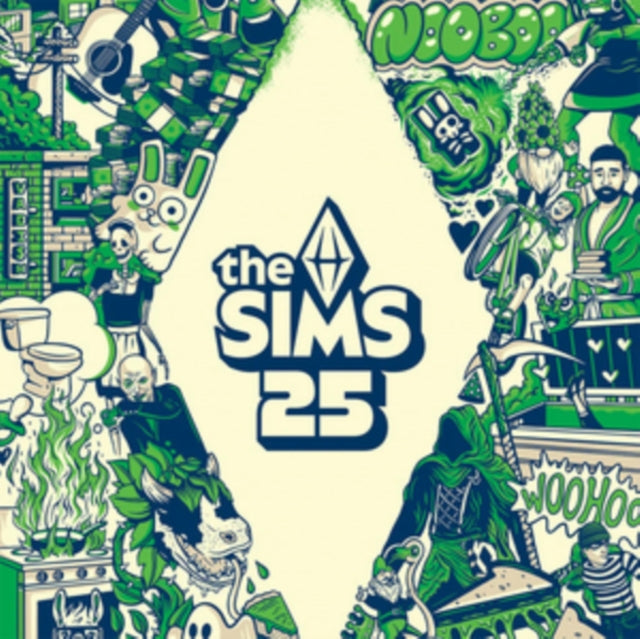 Various Artists  - Sims 25Th Ost (2LP/Clear With Neon Green Splatter Vinyl)