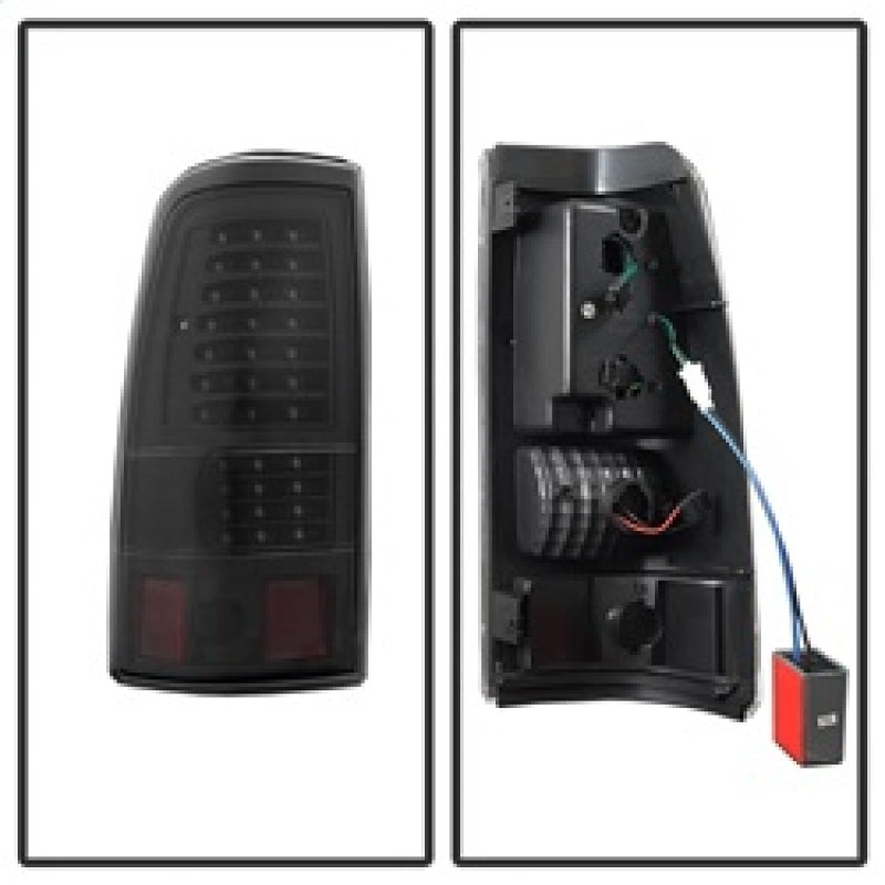 SPYDER xTune 03-06 Chevrolet Silverado 1500 LED Tail Lights - Black (ALT-JH-CSIL03-LED-BK) 9037634