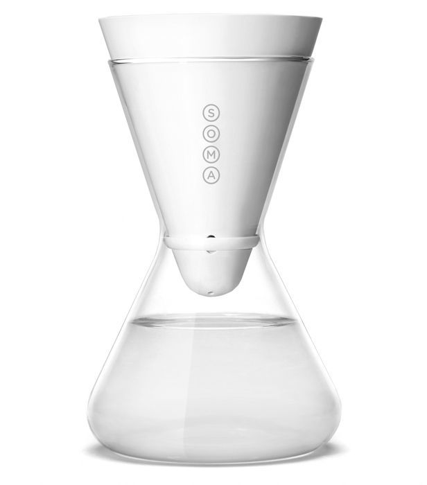 Soma Glass Water Carafe - 6-Cup Pitcher for Pure Hydration, 48 oz (Pack of 2)