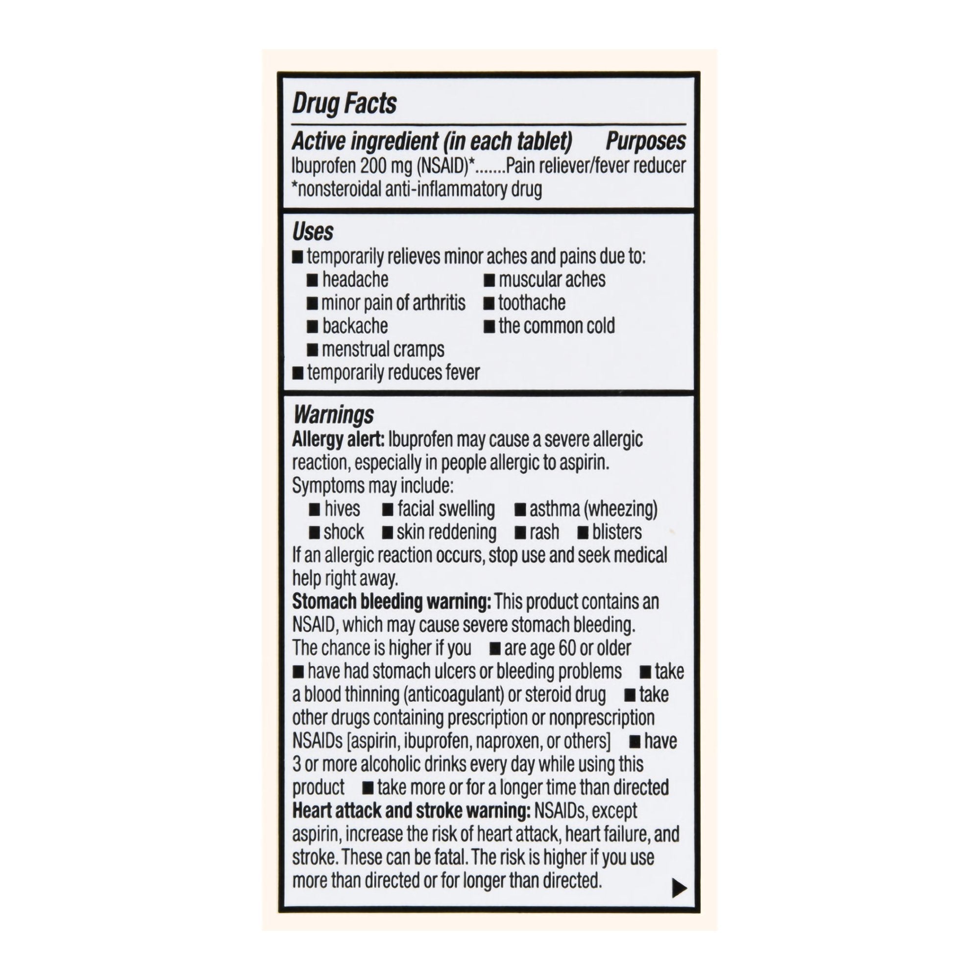 Foster & Thrive™ Ibuprofen 200 mg Coated Tablets 70677113201