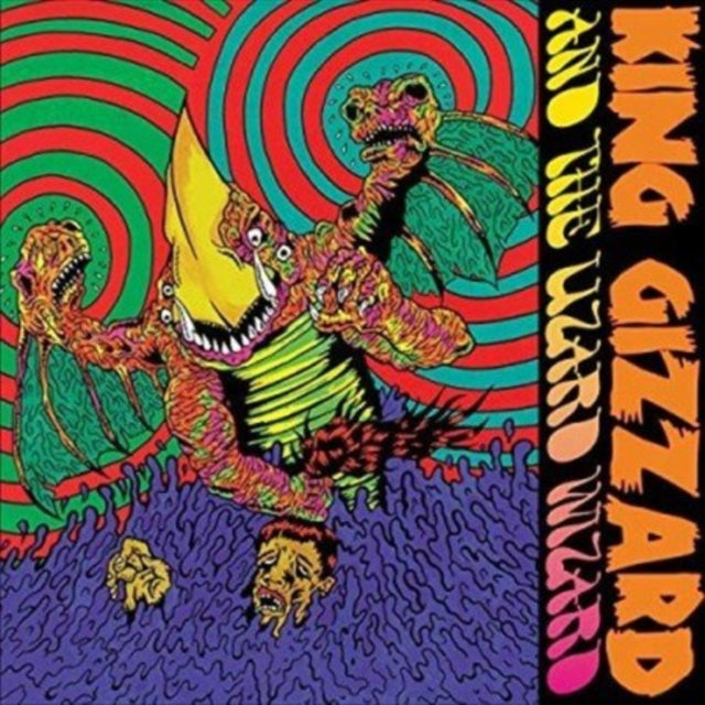 King Gizzard & The Lizard Wizard - 12 Bar Bruise (Sea Foam Green LP Vinyl) & Willoughby's Beach (Tangerine LP Vinyl) & K.G. (X) & Infest The Rats' Nest (Red/Black LP Vinyl) & Fishing For Fishies (Green LP Vinyl)