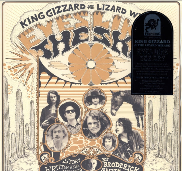 King Gizzard & The Lizard Wizard - Eyes Likes The Sky (Peach LP Vinyl) & Live In Adelaide '19 (Fuzz Club Official Bootleg) & Teenage Gizzard (Fuzz Club Official Bootleg) (Deluxe Edition) & Live In Brussels '19 (140G/3LP) & I'm In Your Mind Fuzz &