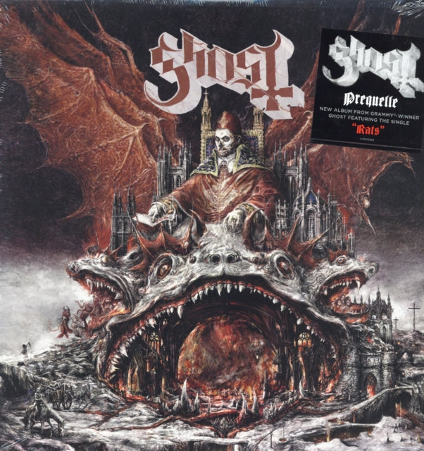 Ghost - Prequelle (LP) & Temple Stone (Clear Green LP Vinyl) & Popestar & Prequelle (LP/Clear Smoke 7 Inch) & Rite Here Rite Now (Ost) (2LP) & Phantomime (Gold LP Vinyl) & Impera & Meliora (Deluxe Edition)