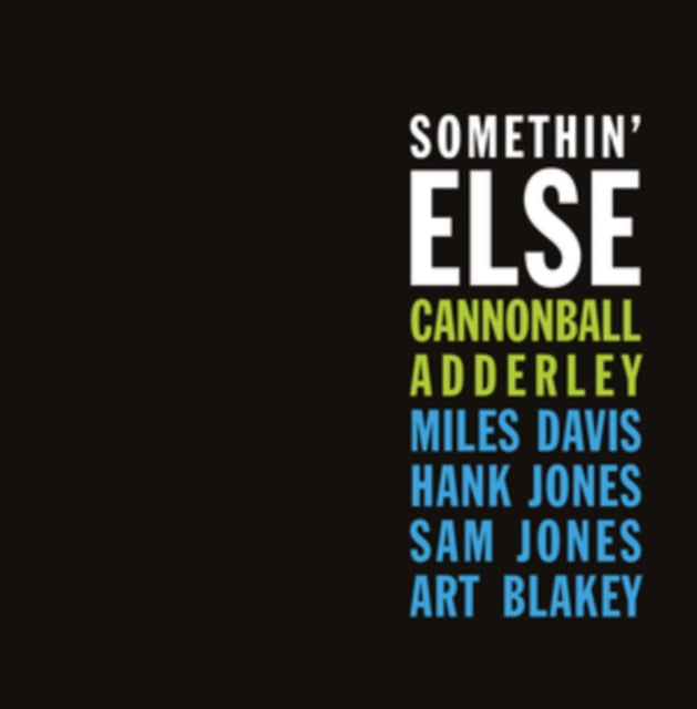 Somethin Else (Yellow LP Vinyl) & Somethin Else (Blue LP Vinyl)
