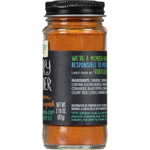 Frontier Herb - Organic Curry Powder Seasoning Blend (1.90 Oz.)