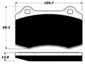 Porterfield Brake Pads for 2016 DODGE CHARGER SUPER BEE 6.4L HEMI SRT-8