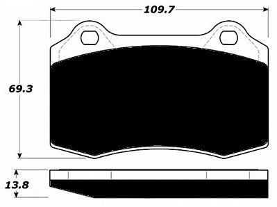 Porterfield Brake Pads for 2016 DODGE CHARGER SUPER BEE 6.4L HEMI SRT-8