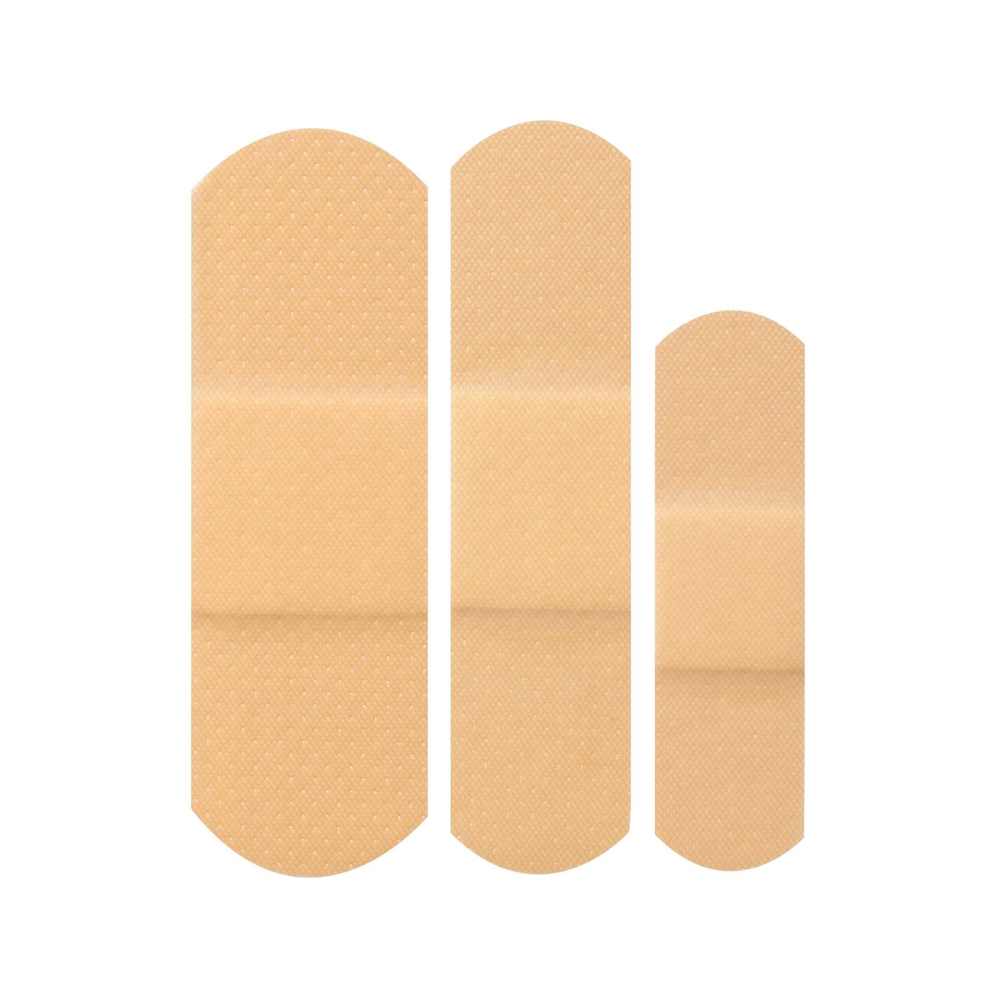 American® White Cross Sheer Adhesive Strip, Assorted Sizes 1260033