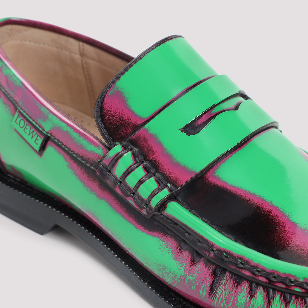 Loewe Campo Brushed Loafers Women