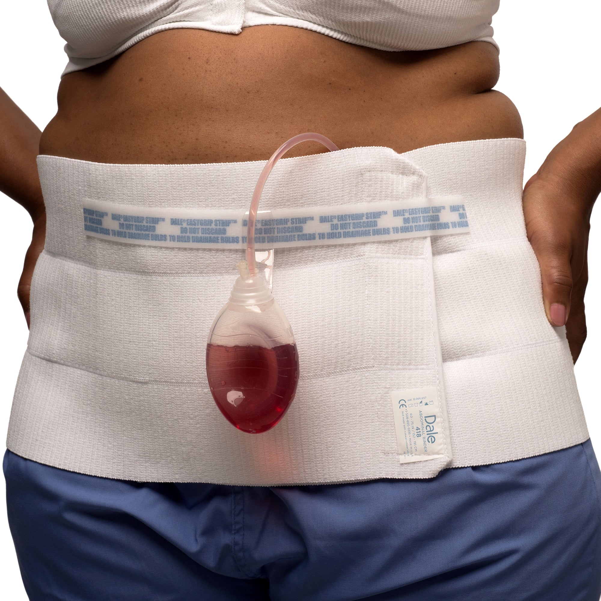 Dale® 3 Panel Abdominal Binder with EasyGrip™ Strip, 30 – 45 Inch Waist 410