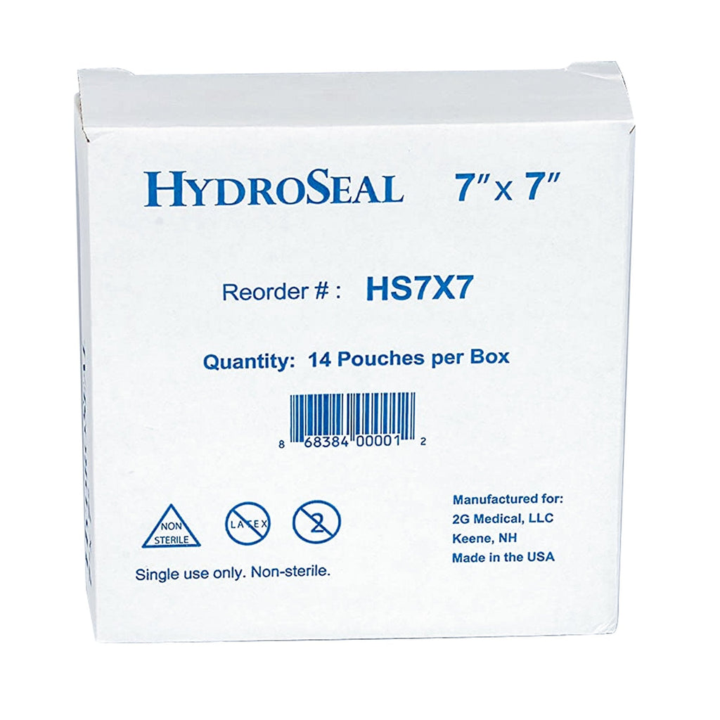HydroSeal IV Site Barrier Protector, Clear, 7 x 7 inch, Disposable HS7X7