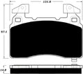 Porterfield Brake Pads for 2015 CHEVROLET CORVETTE Z51