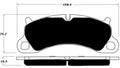 Porterfield Brake Pads for 2014 PORSCHE 911 Carrera S w/Iron Disc