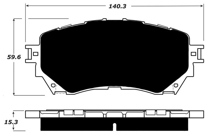 Porterfield Brake Pads for 2015 MAZDA 6