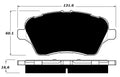 Porterfield Brake Pads for 2019 FORD FIESTA- Rear Disc
