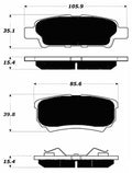 Porterfield Brake Pads for 2014 MITSUBISHI Lancer 2.0L