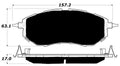 Porterfield Brake Pads for 2014 SUBARU LEGACY OUTBACK/WAGON 3.6R