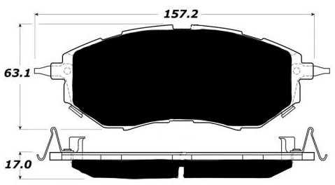 Porterfield Brake Pads for 2015 SUBARU LEGACY OUTBACK/WAGON 3.6R