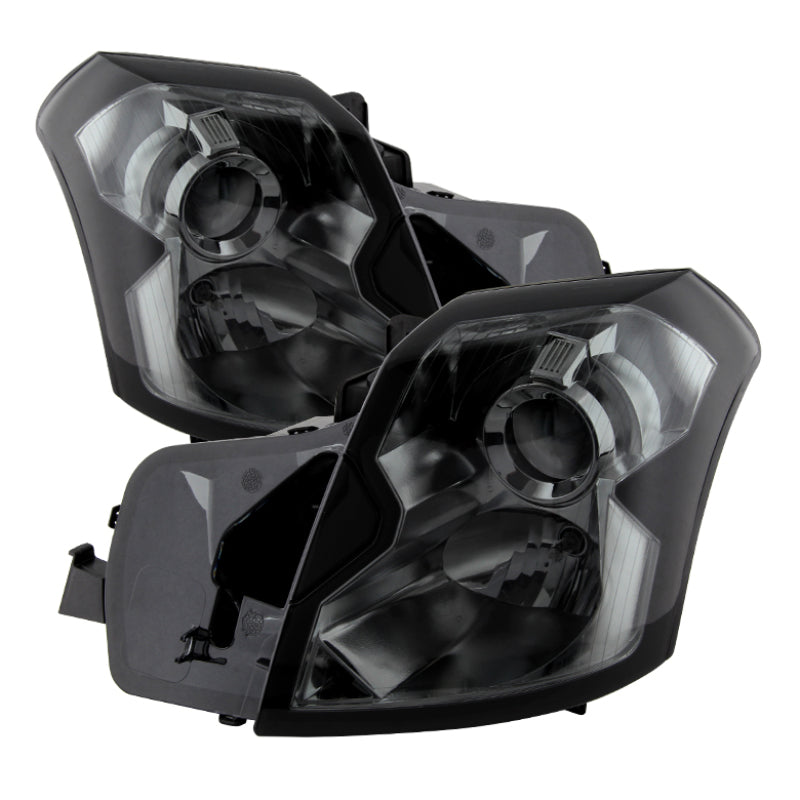 SPYDER Xtune Cadillac Cts 03-07 Crystal Headlights Halogen Model Only Smoke HD-JH-CCTS03-SM 9023811