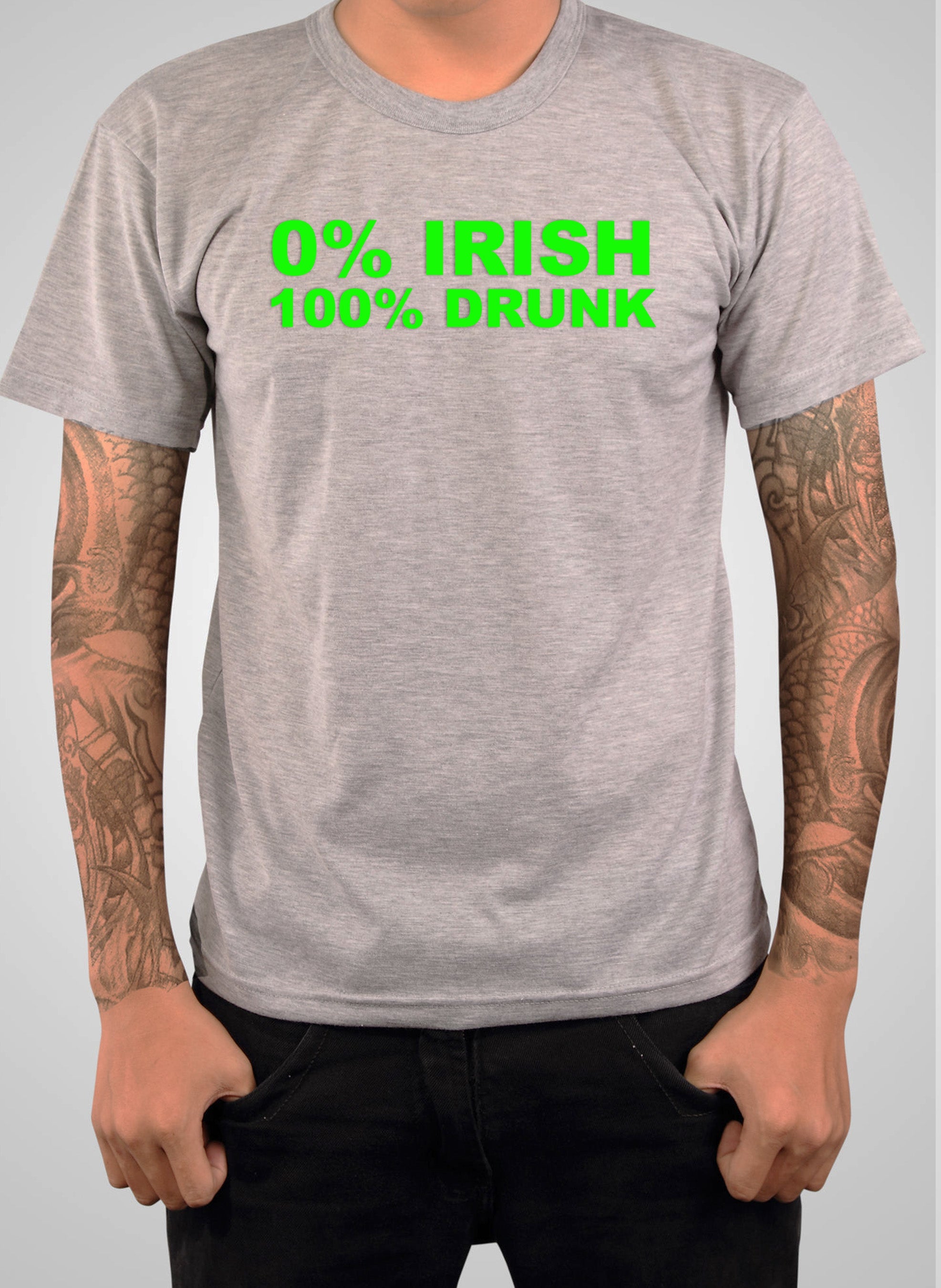 0% Irish 100% Drunk T-Shirt