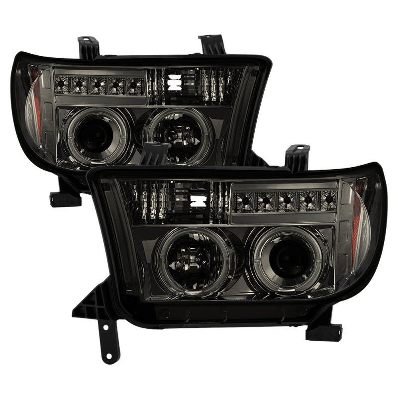 SPYDER Toyota Tundra 07-13 Projector Headlights CCFL Halo LED Smke PRO-YD-TTU07-CCFL-SM 5039361