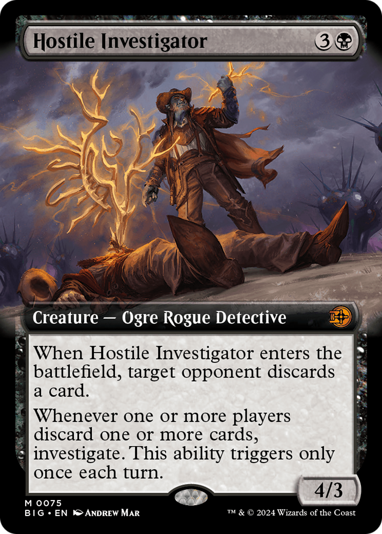 Hostile Investigator (BIG-075) - The Big Score: (Extended Art)