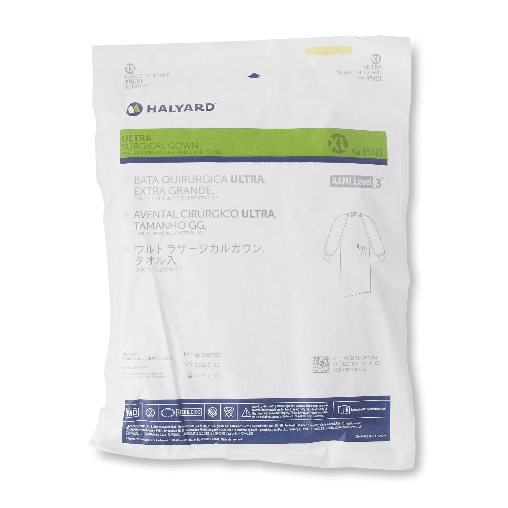 ULTRA Non-Reinforced Surgical Gown with Towel, X-Large 95121