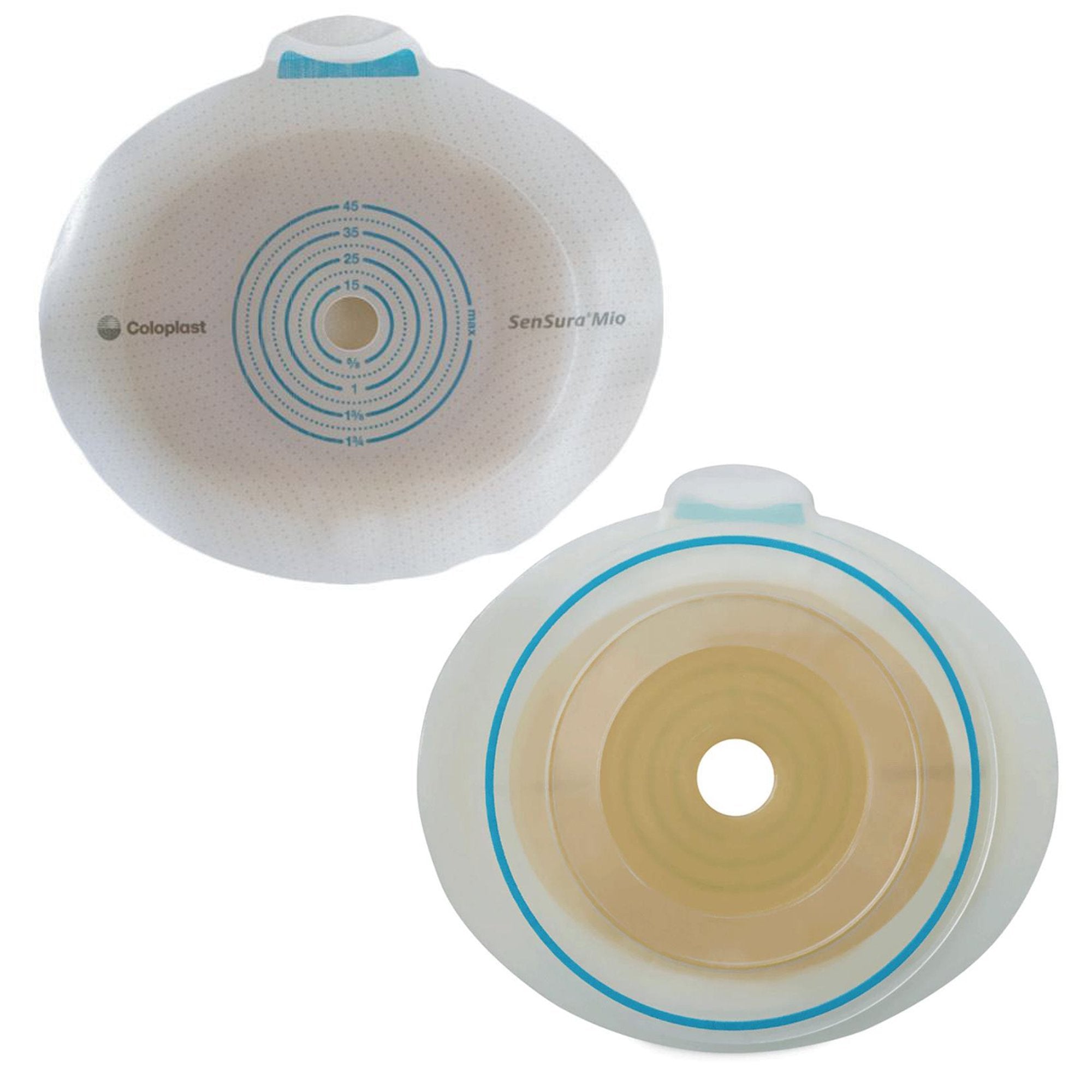 SenSura® Mio Click Ostomy Barrier, Pre-cut for 35 mm Stoma Opening, Red Match 10515