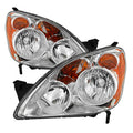 SPYDER xTune Honda CRV (UK Built Models Only) 2005-2006 OEM Style Headlights - Chrome HD-JH-HCRV05-UK-C 9035326