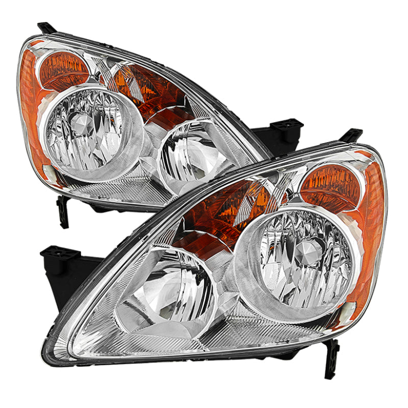SPYDER xTune Honda CRV (UK Built Models Only) 2005-2006 OEM Style Headlights - Chrome HD-JH-HCRV05-UK-C 9035326