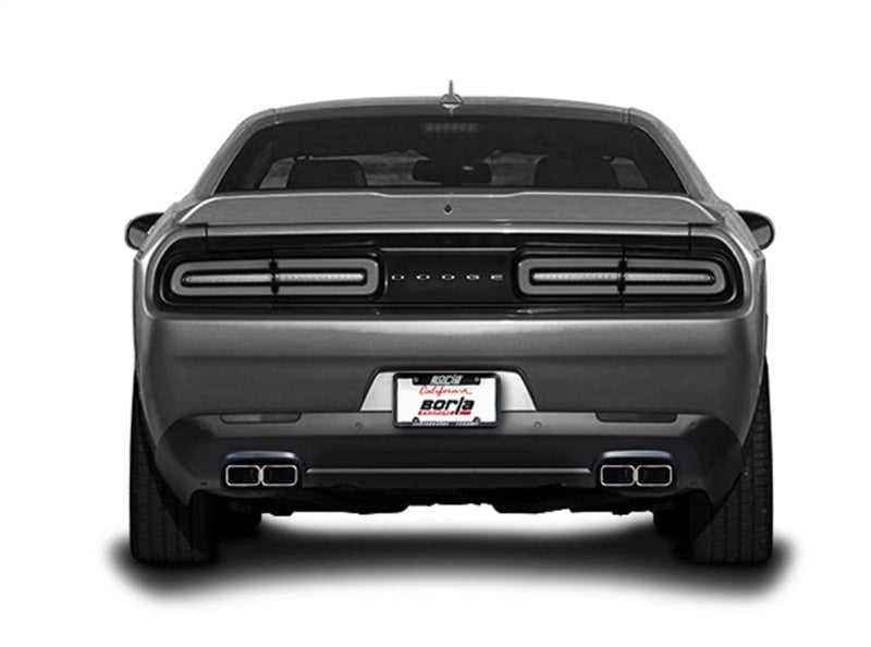 Borla 15-16 Dodge Challenger R/T 5.7L Dual Rectangle Angle Cut Dual Split Rear Exit ATAK Exhaust 140628