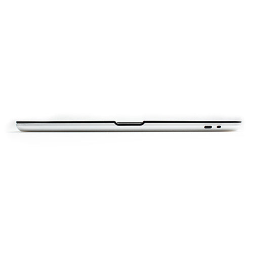 Wireless Keyboard with Aluminum Alloy Cover, Silver and Black Design