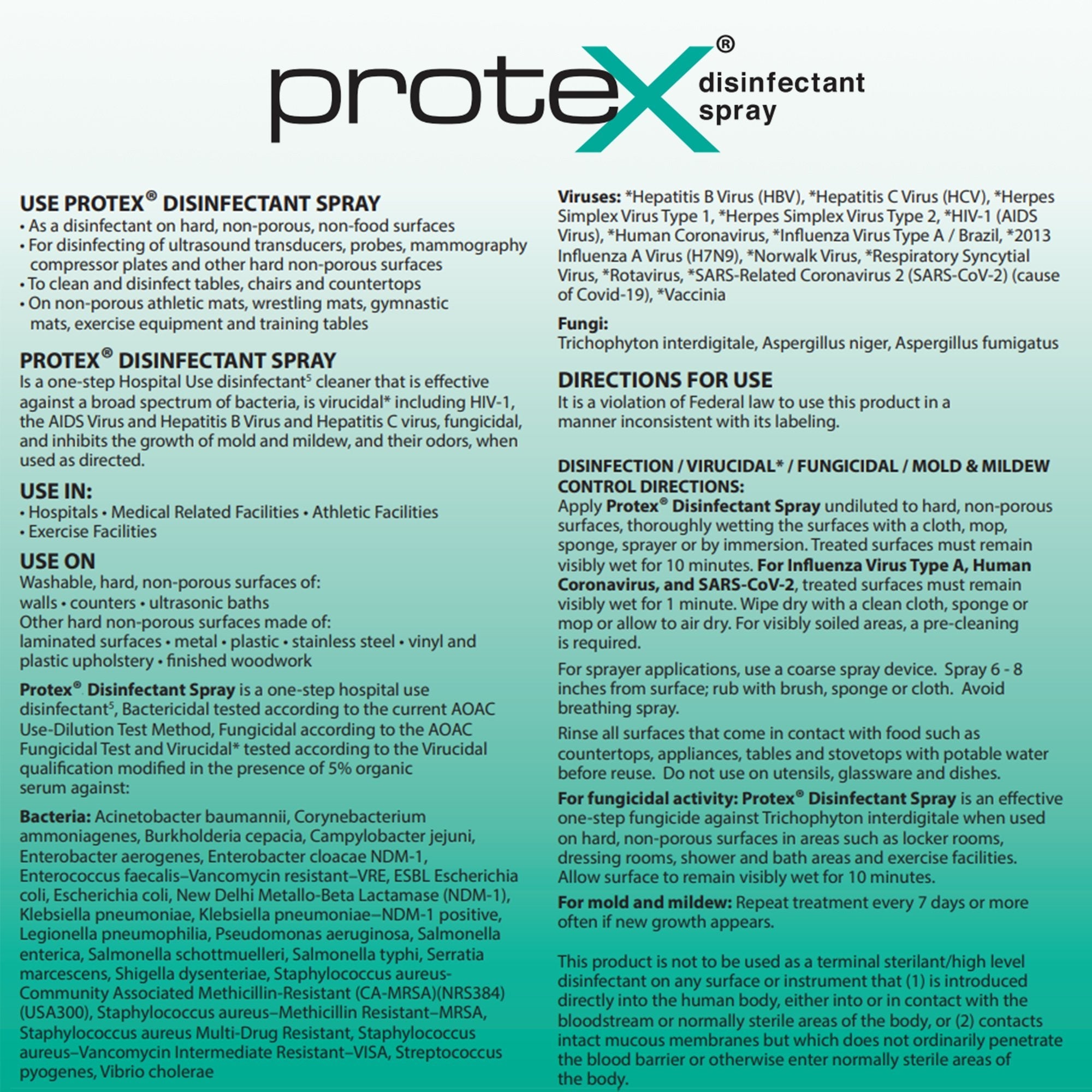 Protex™ Surface Disinfectant Cleaner, Lemon Scent, 32 oz. 42-32