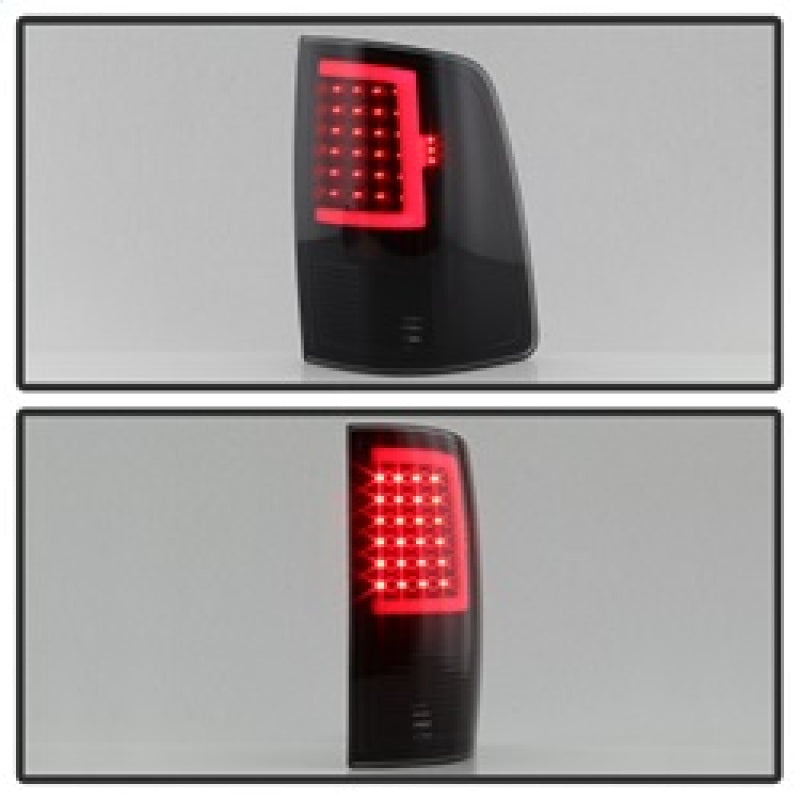 SPYDER xTune 13-18 Dodge Ram 1500 (LED Model Only) LED Tail Lights - Blk Smk (ALT-ON-DRAM13V2-LBLED-BSM) 9041020