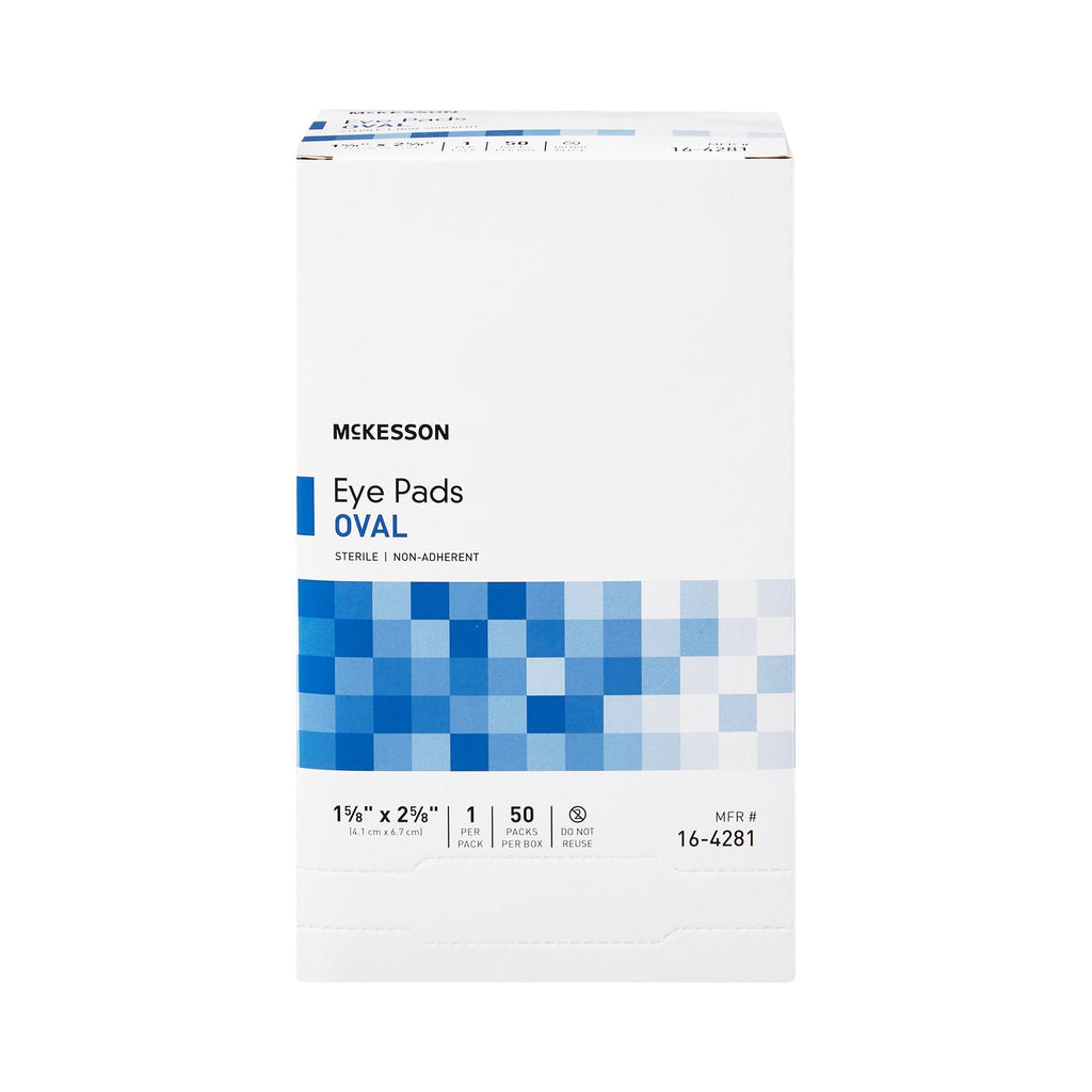 McKesson Eye Pad, 1-5/8 x 2-5/8 Inch 16-4281
