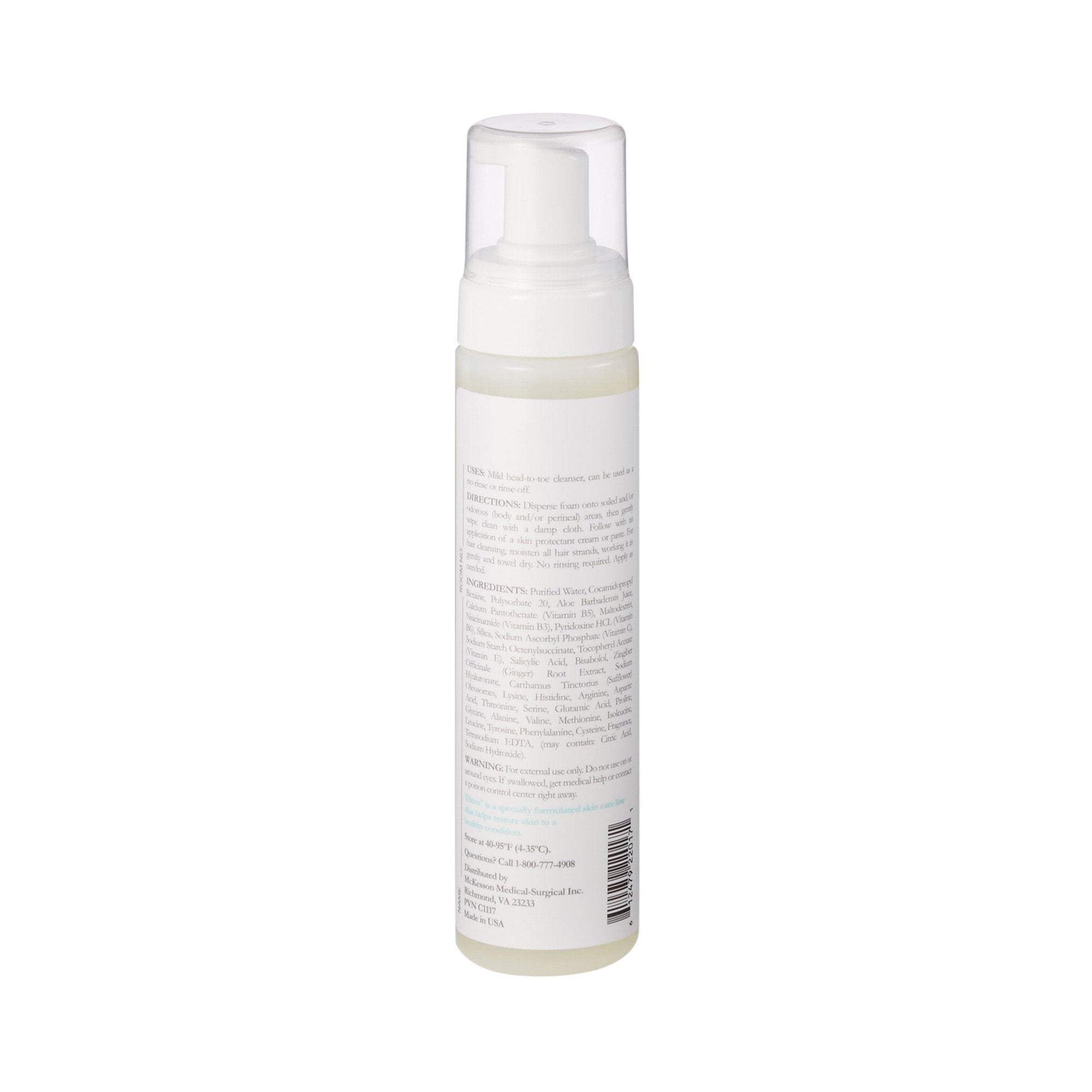 McKesson Thera® Foaming Body Cleanser, 9-ounce pump bottle 53-FC9