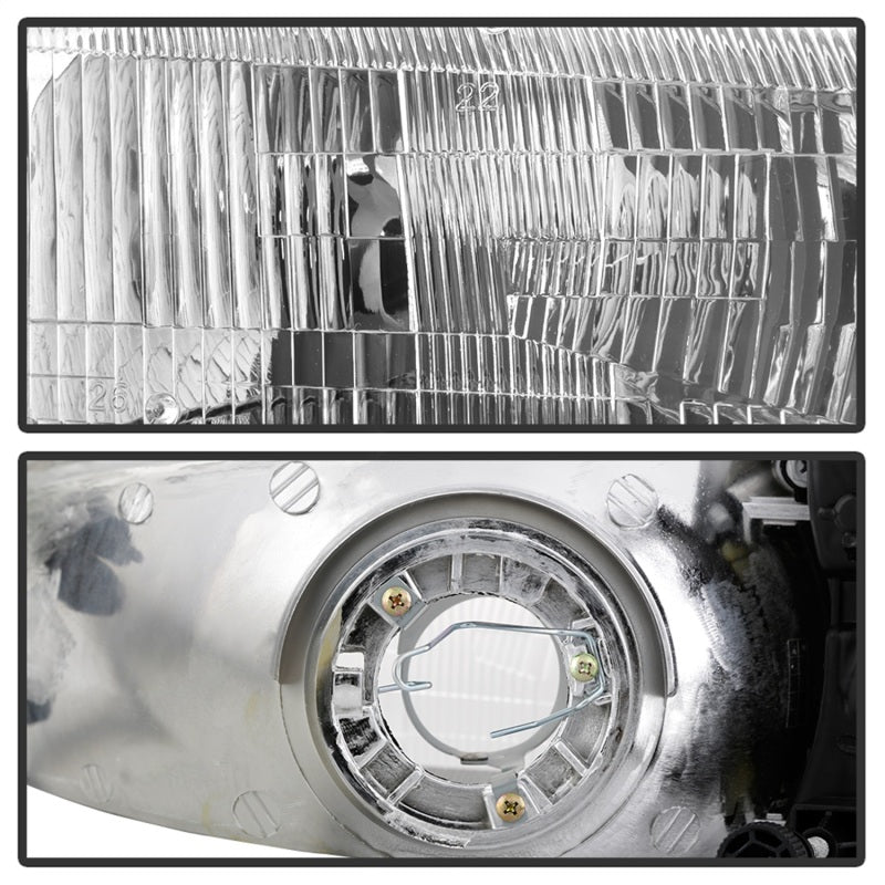 SPYDER xTune 97-99 Toyota Camry 4pc OEM Style Headlights w/Corner Lights - Chrome (HD-JH-TCAM97-SET-C) 9042843