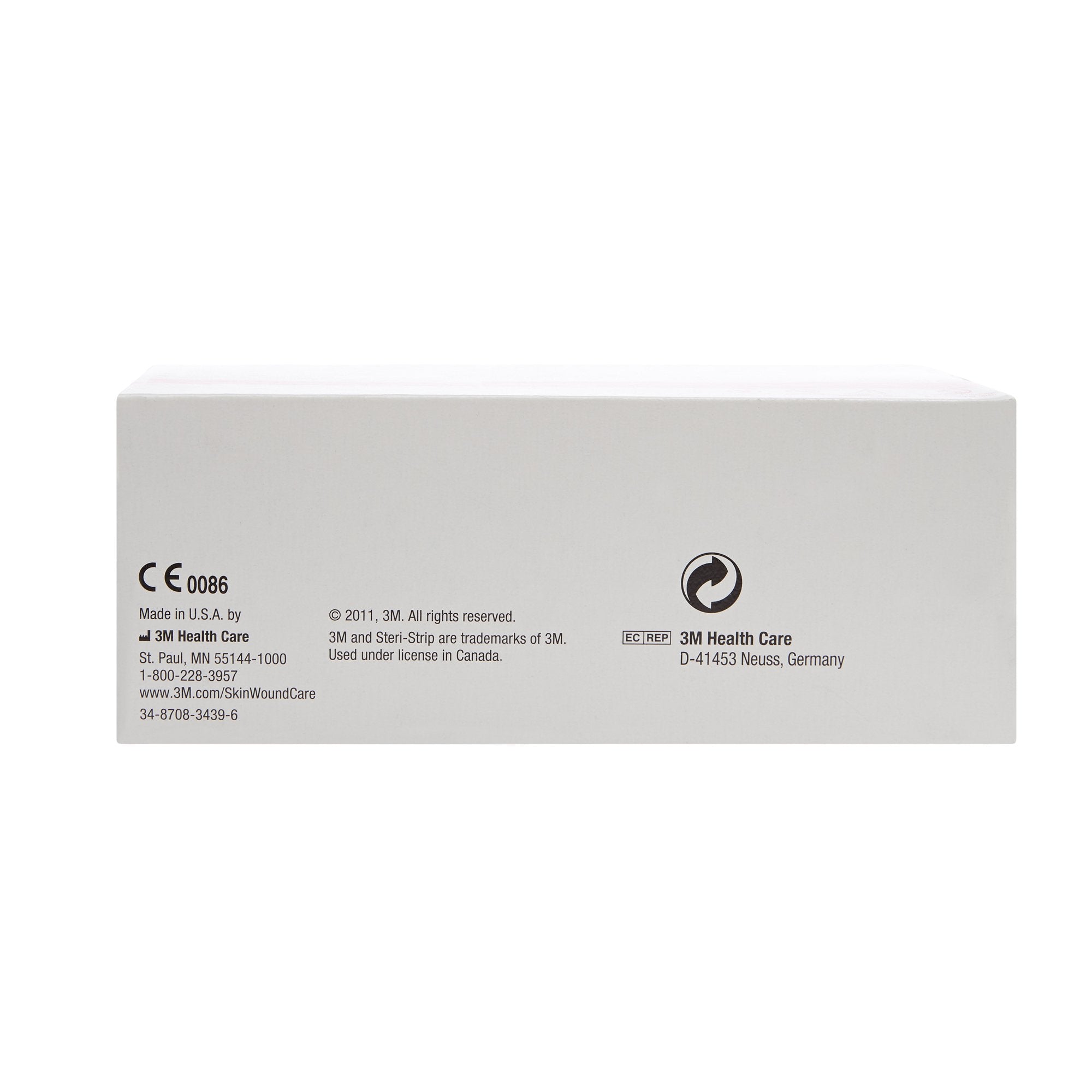 3M Steri-Strip Skin Closure Strips, 1/4 inch x 3 Inch, Reinforced Strip, White R1541