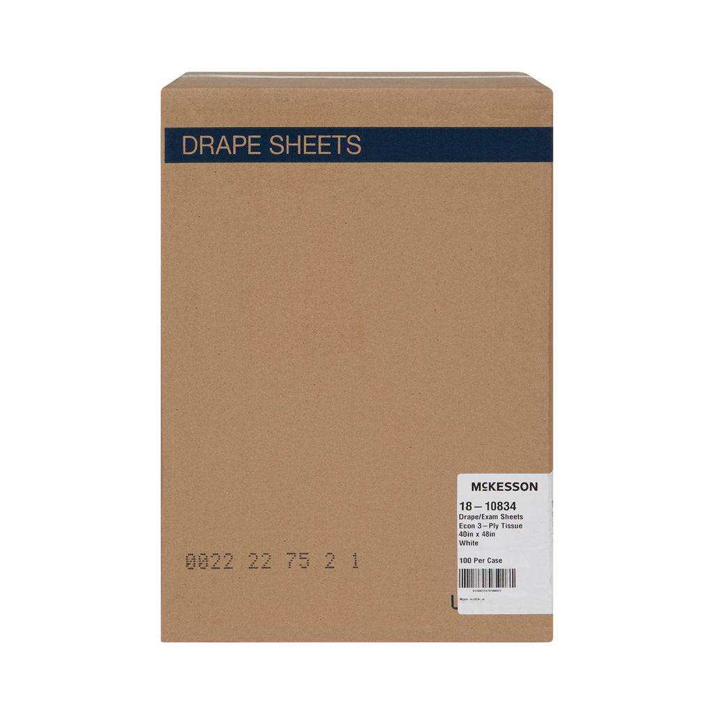 McKesson Nonsterile Physical Exam Drape, 40 x 48 Inch 18-10834
