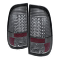 SPYDER Xtune Ford F150 Styleside 97-03 / F250/350/450/550 99-07 LED Tail Lights Smoke ALT-JH-FF15097-LED-SM 9027673