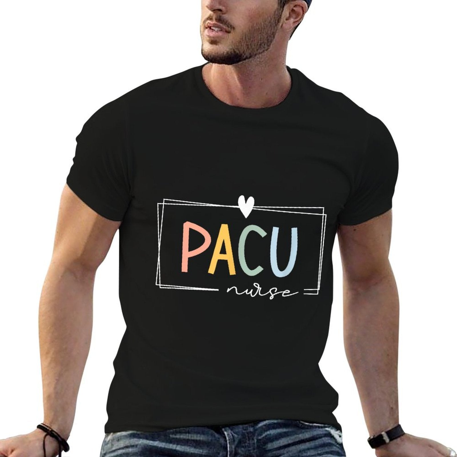 PACU Nurse Post Anesthesia Care Rainbow Registered Nurse RN  Classic T-Shirt