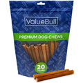 ValueBull Buffalo Collagen Sticks for Dogs, 6 Inch Medium Chews, 10 Count