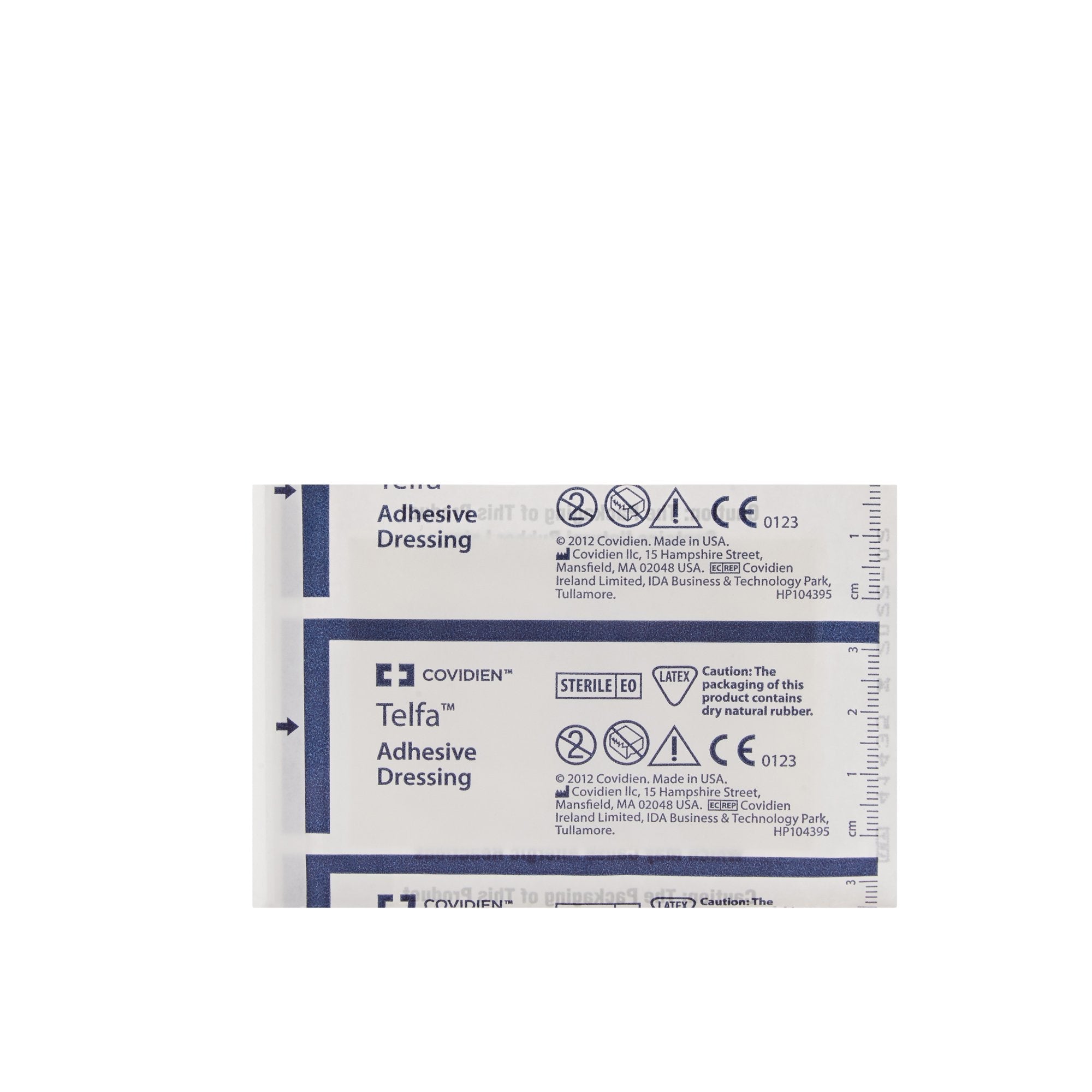 Telfa™ White Adhesive Dressing, 2 x 3 Inch 6017