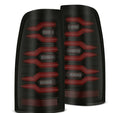 AlphaRex 99-06 Chevrolet Silverado/99-06 GMC Sierra LUXX-Series LED Tail Lights - Black/Red 620007 *Discontinued