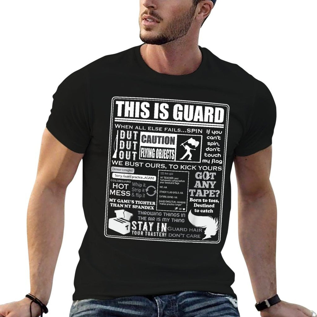 Dies Ist Color Guard Funny Color Guard Sayings And Memes  Eco-friendly Material T-Shirt