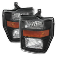 SPYDER Xtune Ford F250/350/450 Super Duty 08-10 OEM Headlights Black HD-JH-FS08-AM-BK 9022418