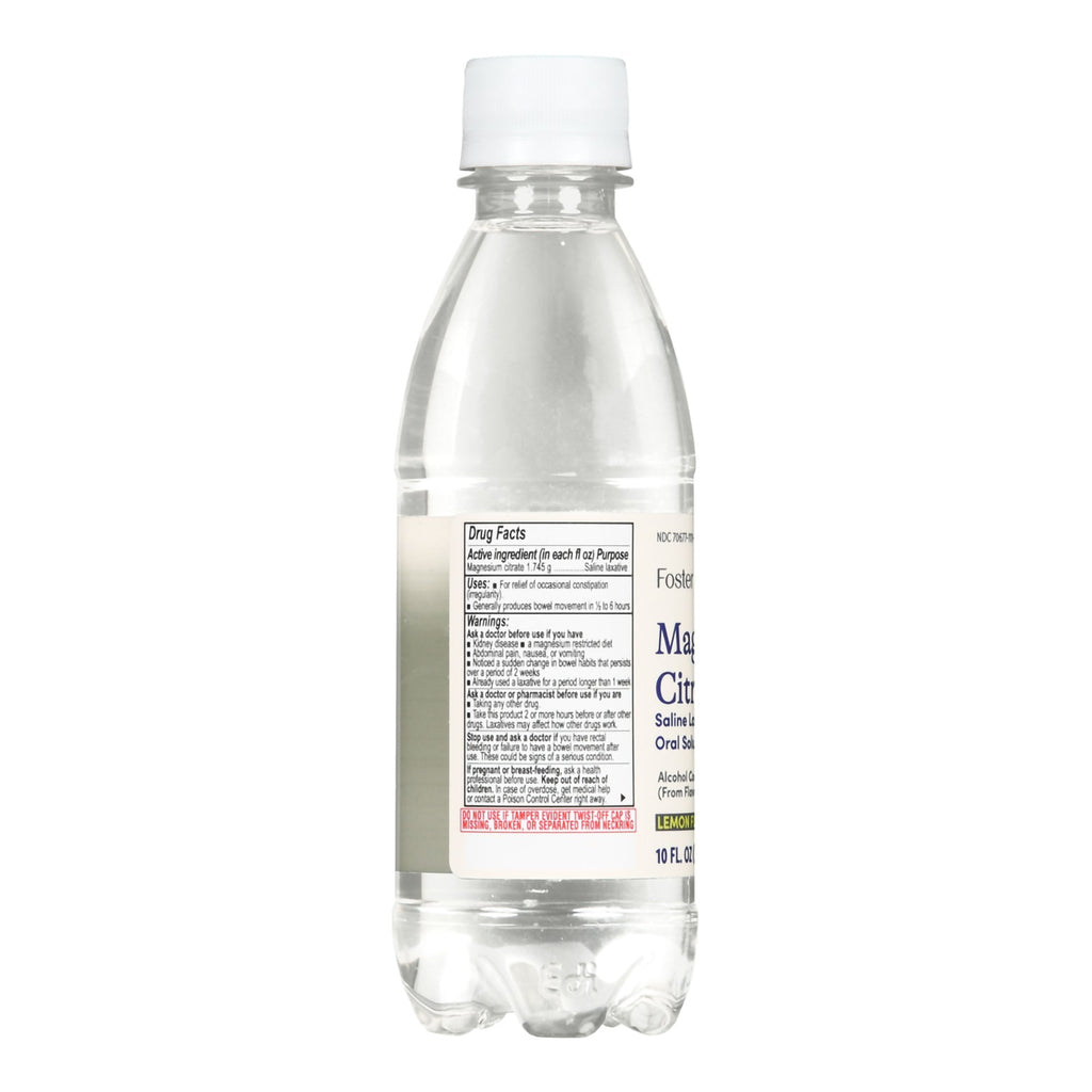 Foster & Thrive™ Magnesium Citrate Laxative, Lemon Flavor, 10-ounce bottle 70677111101
