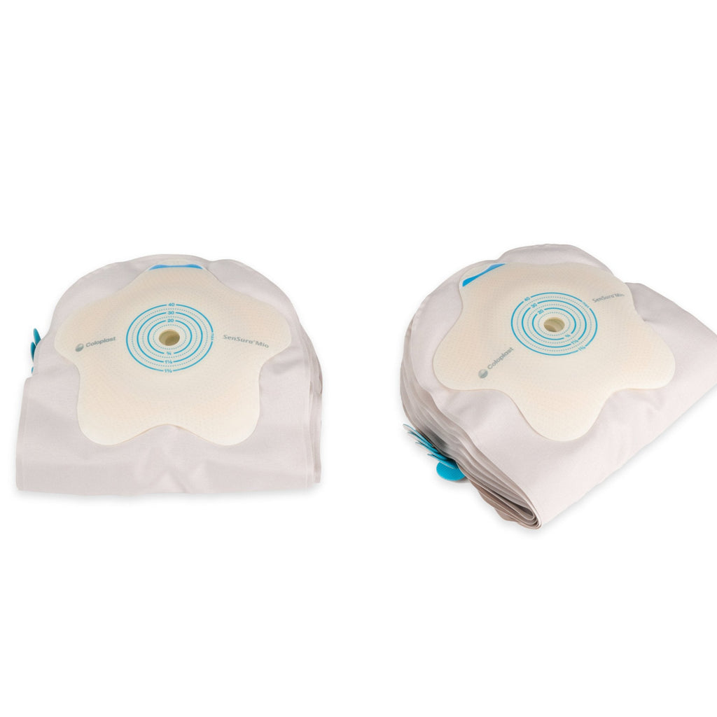 SenSura® Mio Convex Flip 1-Piece Transparent Ostomy Pouch, 10 – 50 mm Stomas 18321