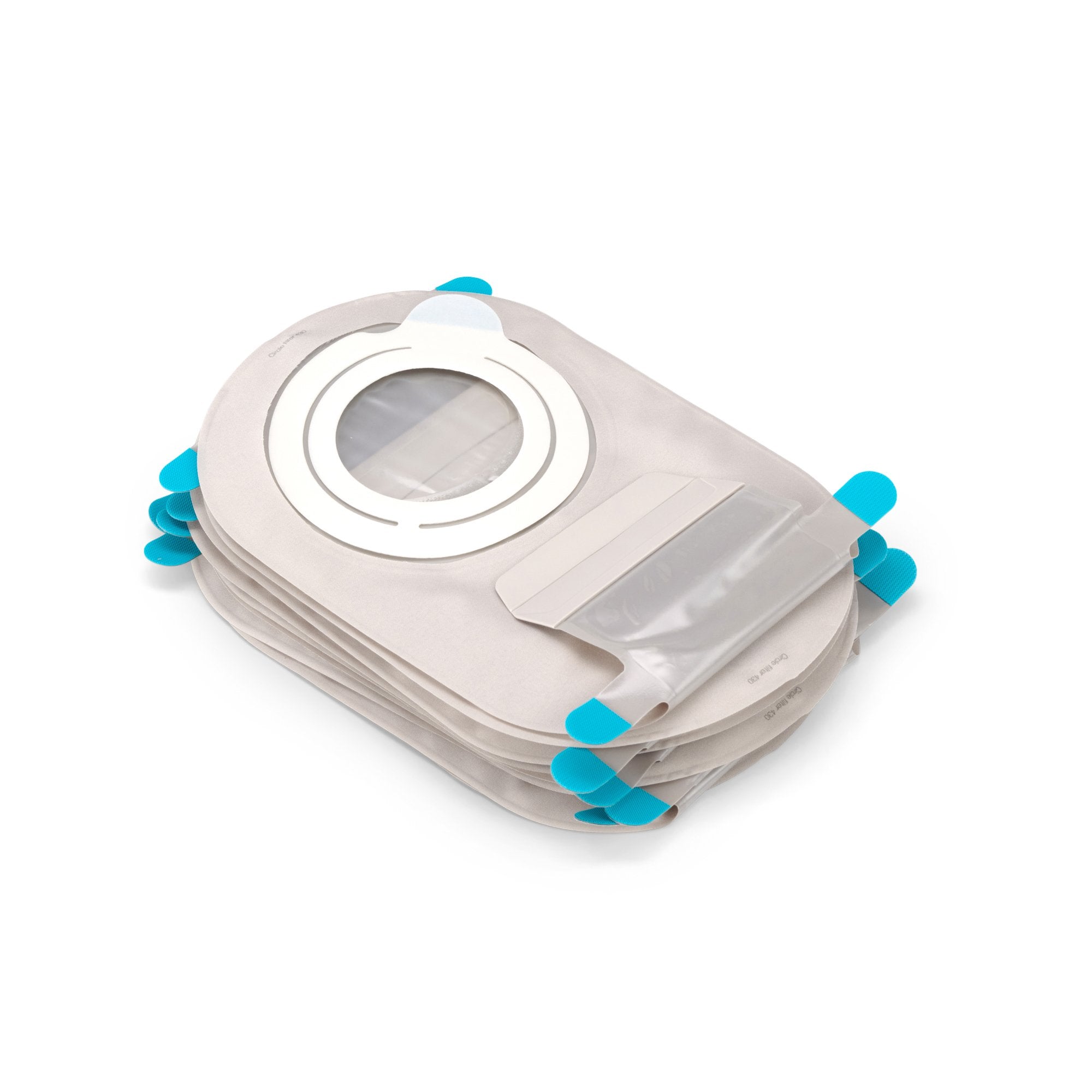 SenSura® Mio Flex 2-Piece Transparent Ostomy Pouch, Red Match 12273
