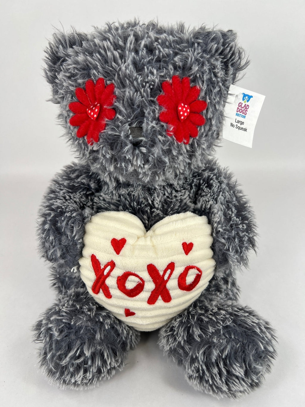 LARGE Hearts, Love & Candy Dog Toys Squeak & NO Squeak